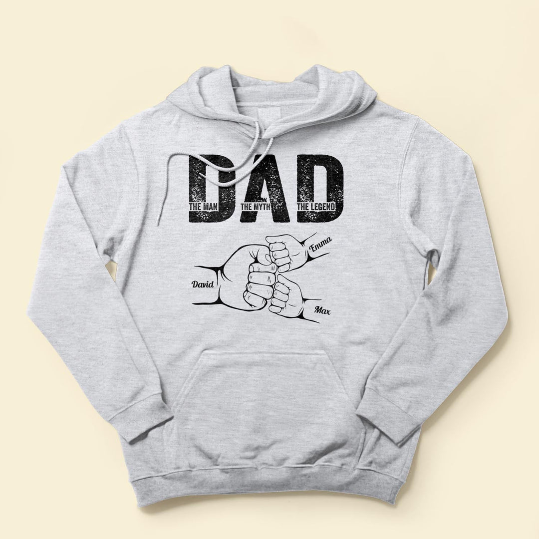 Donkerblauwe heren hoodie, symboliseert trots. Perfect cadeau voor papa met Vaderdag of voor zijn verjaardag.
