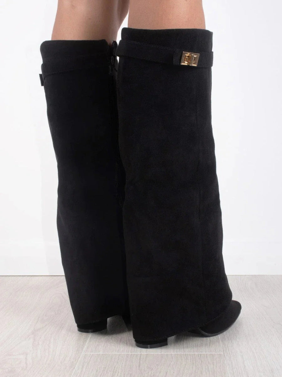Bruine elegante dameslaarzen, stijlvol en comfortabel, de perfecte aanvulling op je garderobe.