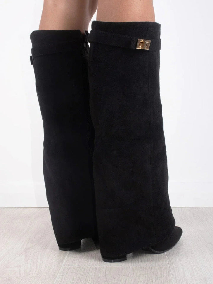 Bruine elegante dameslaarzen, stijlvol en comfortabel, de perfecte aanvulling op je garderobe.