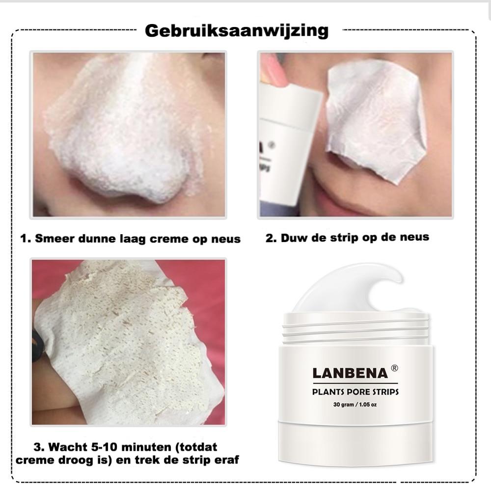 Pakje Zwarte Punt Verwijderaar Strips, speciaal ontworpen voor het verwijderen van mee-eters en onzuiverheden op de neus.