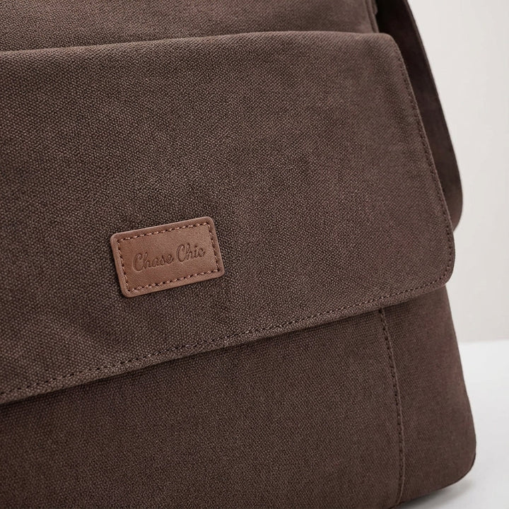 Unisex Satchelix pendeltas gedragen, comfortabele en lichte werktas, ideaal voor 15.6 inch laptop.