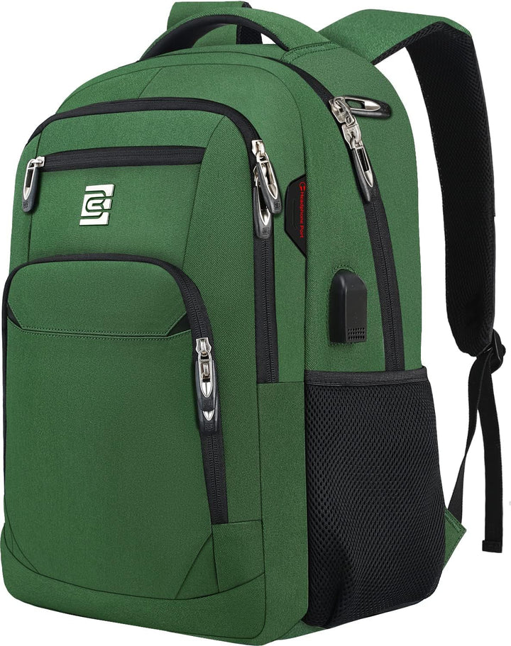 Deze anti-diefstal rugzak beschermt je laptop en heeft een externe USB-poort.