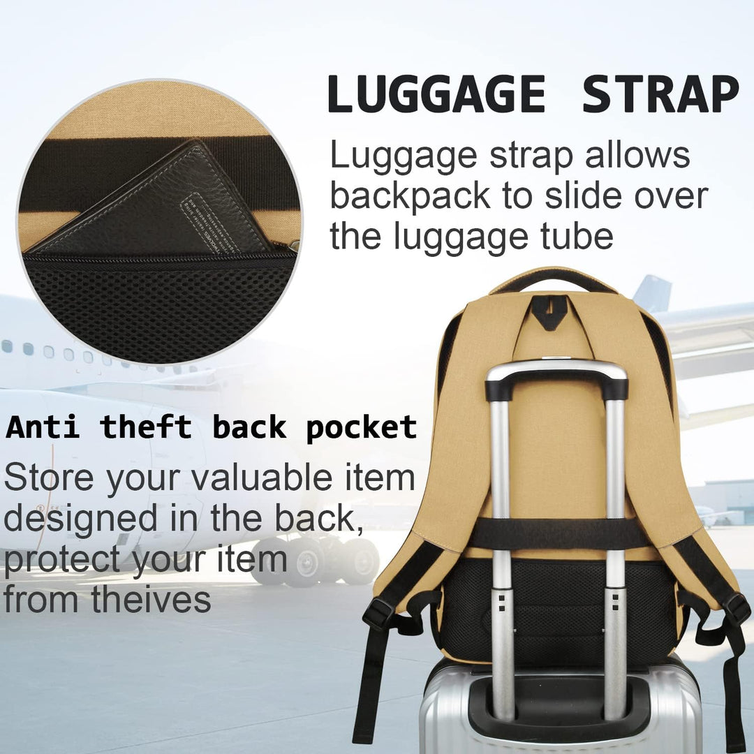 Voor de reiziger: veilige rugzak met anti-diefstal en USB, ideaal voor gadgets.