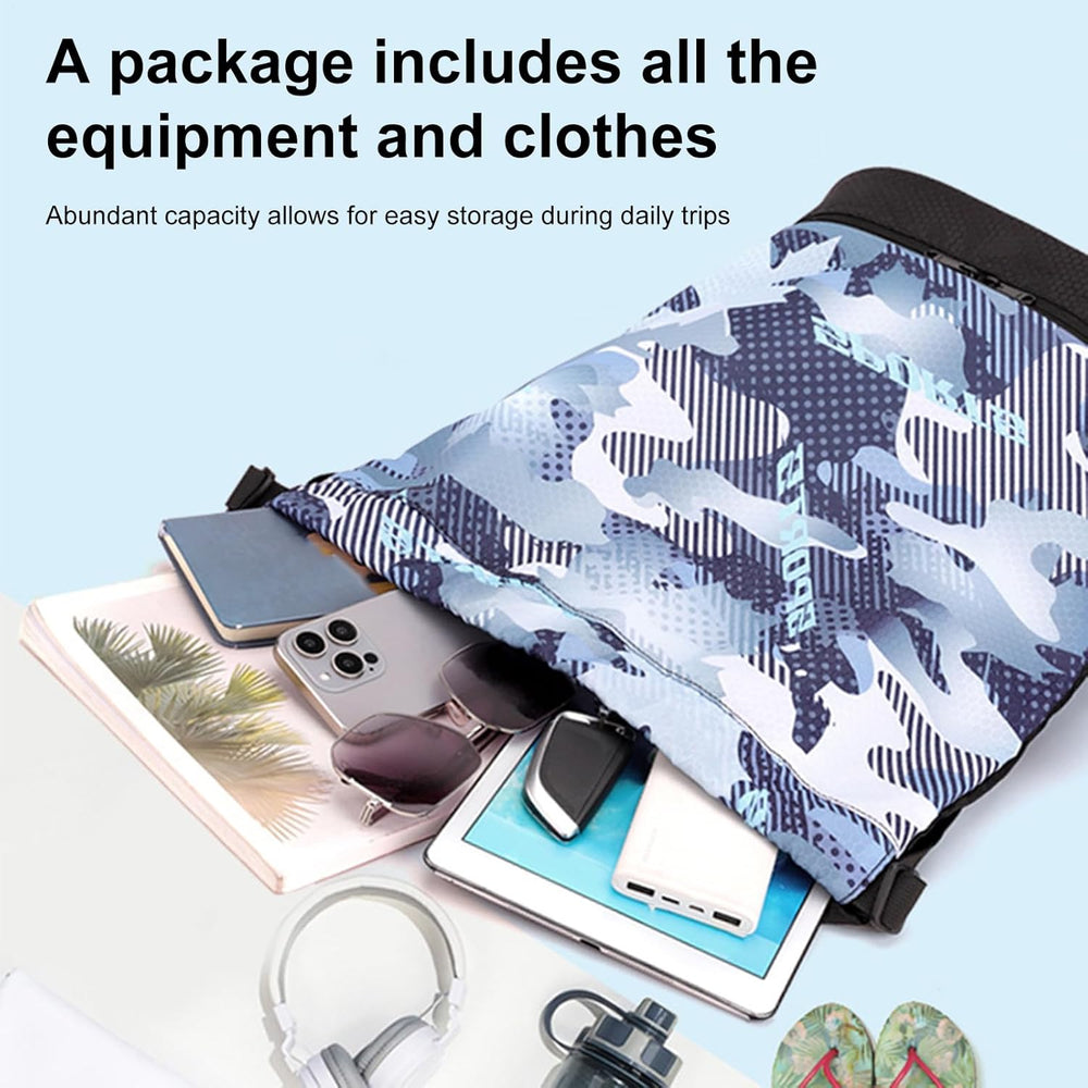 Sportieve Trivora duffle tas met apart geventileerd schoenencompartiment. Houdt kleding en schoenen gescheiden.
