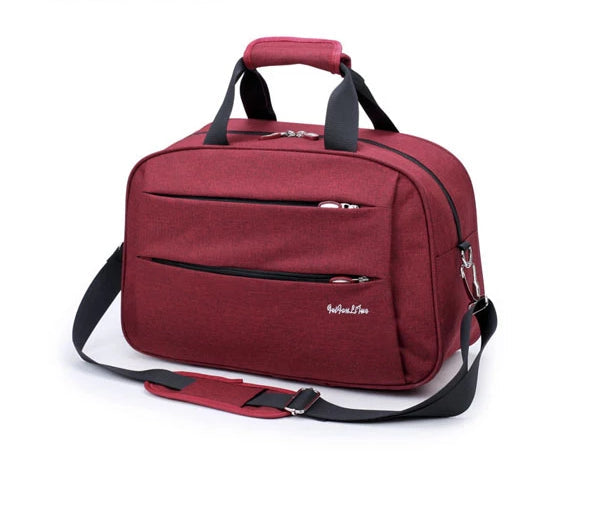 Modieuze zwarte handbagage reistas voor zowel heren als dames. Functioneel en stijlvol design.