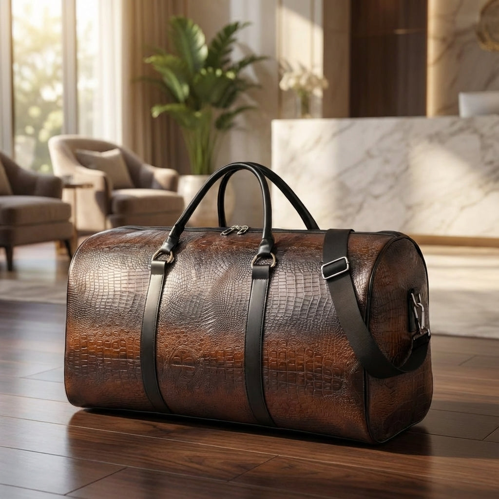 Zwarte unisex reistas met verstelbare band, ideaal voor weekendtrips en handbagage. Perfecte weekendtas.