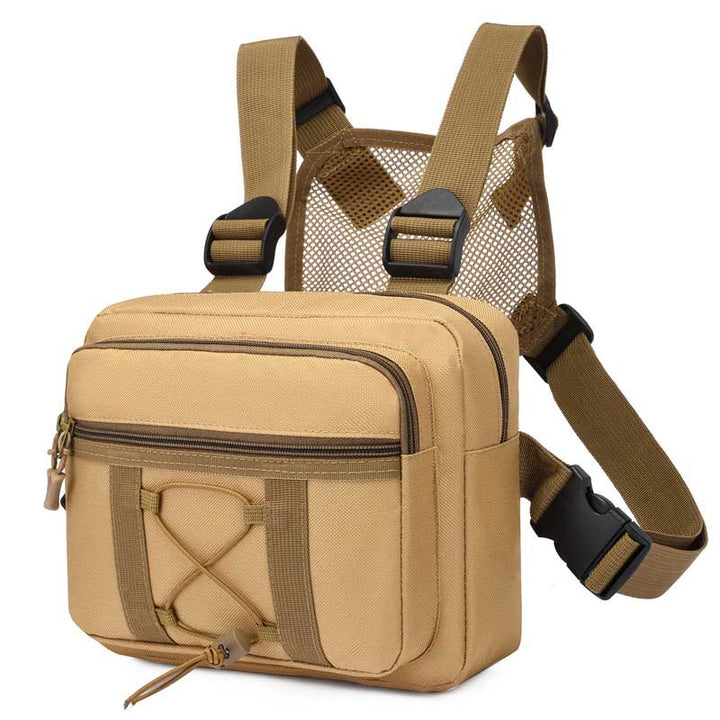 Praktische borsttas voor mannen en vrouwen, ideaal voor survival, wandelen en festivals. Waterafstotend.