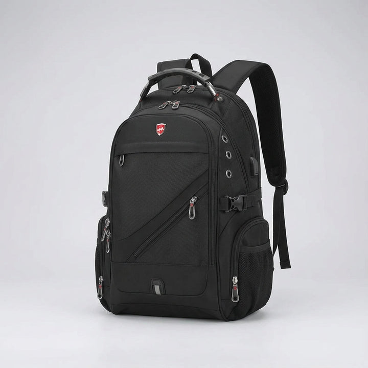 Waterdichte VoyageVault unisex antidiefstal reisrugzak, duurzaam en ruim voor outdoor avonturen en dagelijks gebruik.